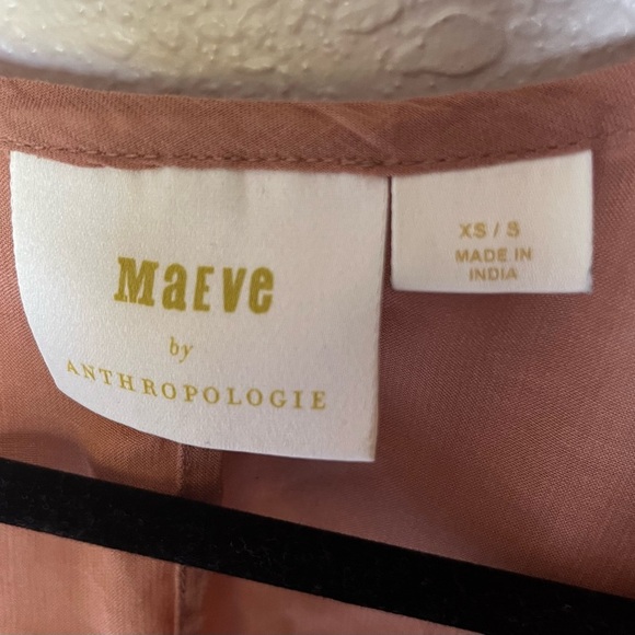 Maeve by Anthropologie Oversized Boho Adriene Embroidered Kimono Top SIZE XS/S - Picture 8 of 10